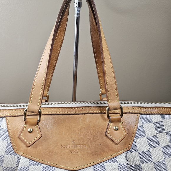 Auth Louis Vuitton Siracusa GM Demier Azur Handbag bag - Picture 4 of 14